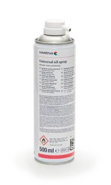 Covetrus Spray de Aceite Universal para Turbinas Dentales Rectas y Contra-ángulos, Limpia y Lubrica - 500 mL